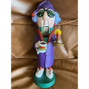 Maxine 1998 Nutcracker Hallmark J. Wagner Purple Coat Bunny Slippers Bah Hum Bug